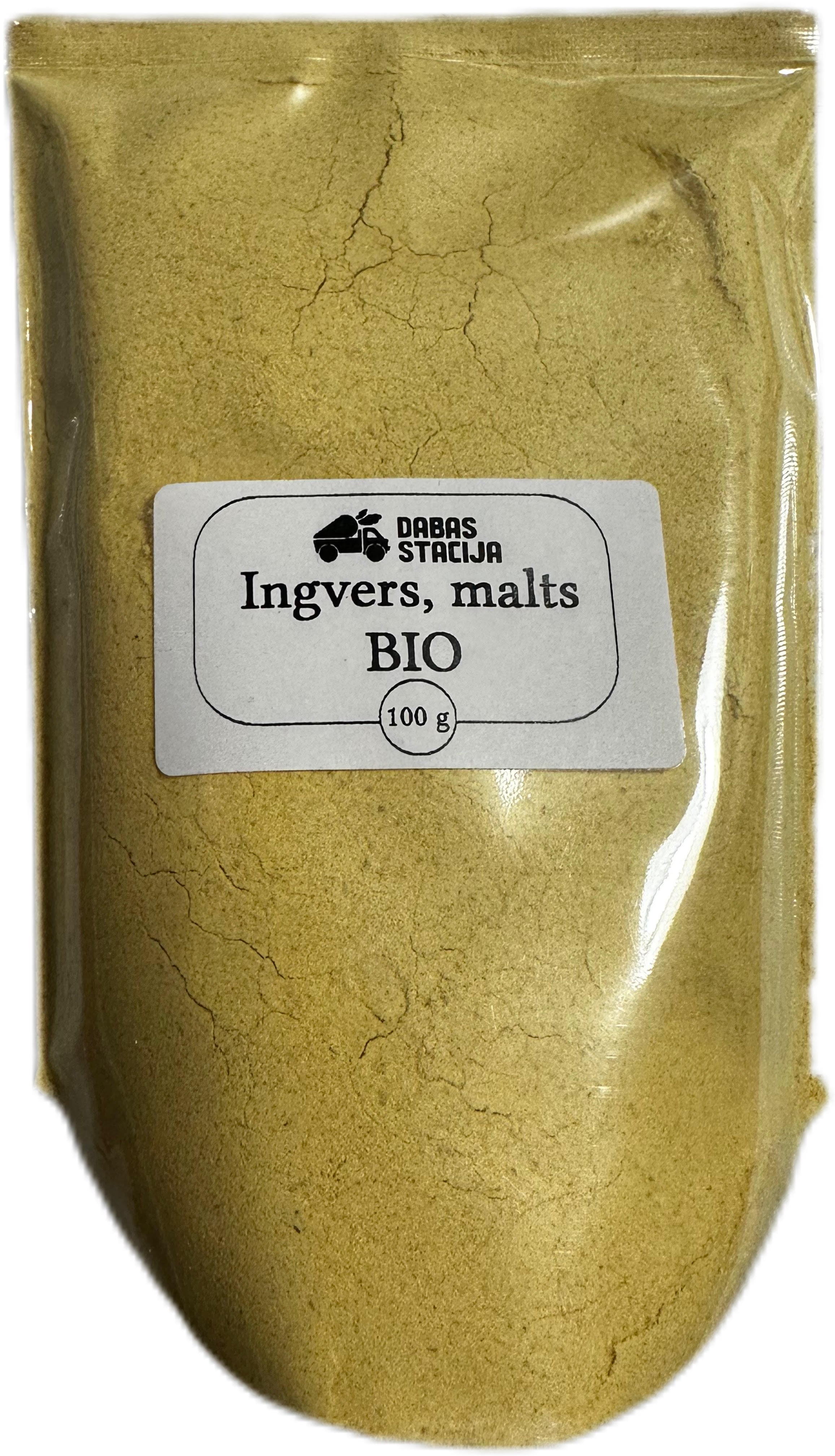 Dabas stacija BIO ingvera sakne (malta), 100g