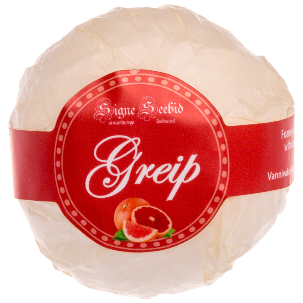 Signe Seebid putojoša vannas bumba Greipfrūts