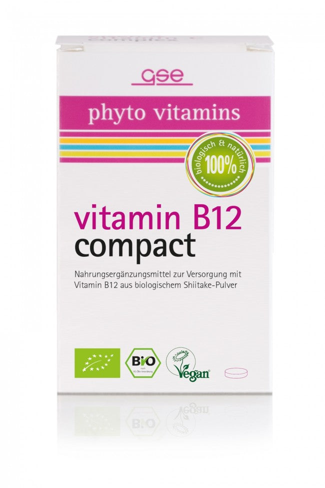 GSE Vertrieb Phyto Vitamins BIO vitamīns B12, uztura bagātinātājs, 120 tabl.