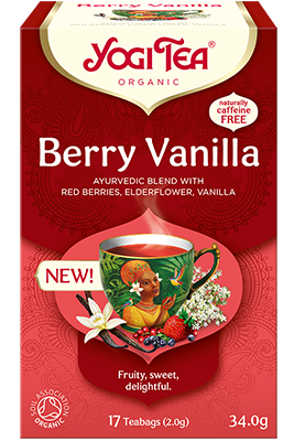 Yogi Tea BIO tēja ar ogām un vaniļu "Berry Vanilla", 17pac./34g