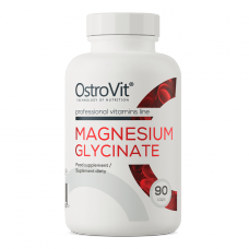 OstroVit uztura bagātinātājs Magnija bisglicināts (magnesium glycinate) 90 kaps.