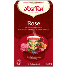 Yogi Tea BIO tēja ar rozi "Rose", 17pac./34g