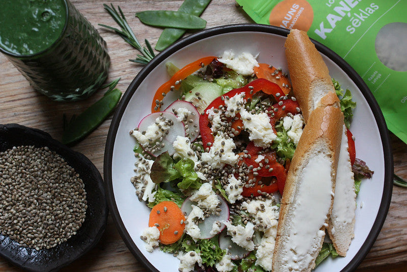 Receptes: kā ikdienas uzturā izmantot vērtīgo kaņepi