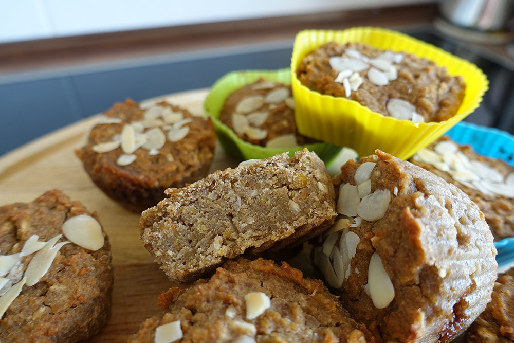 Recepte: bezglutēna kēksi, kuros apslēpti turku zirņi un topinambūrs!