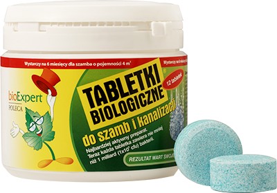 Bioloģiskās tabletes sausajām tualetēm un kanalizācijai, 12gb