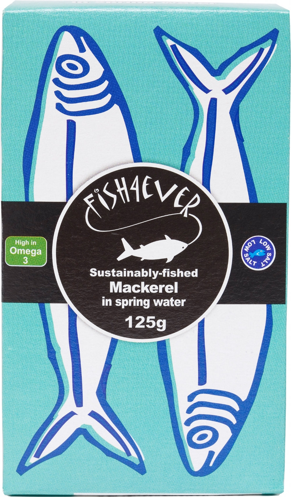 Fish4ever skumbrijas fileja savā sulā, 125g