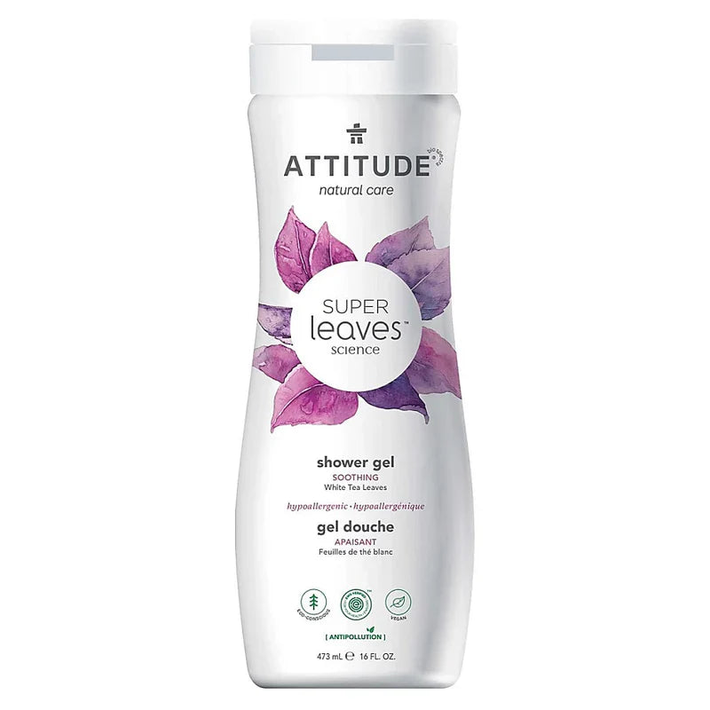 Attitude Super Leaves dušas želeja mitrinoša ar baltās tējas lapu ekstraktu, 473ml