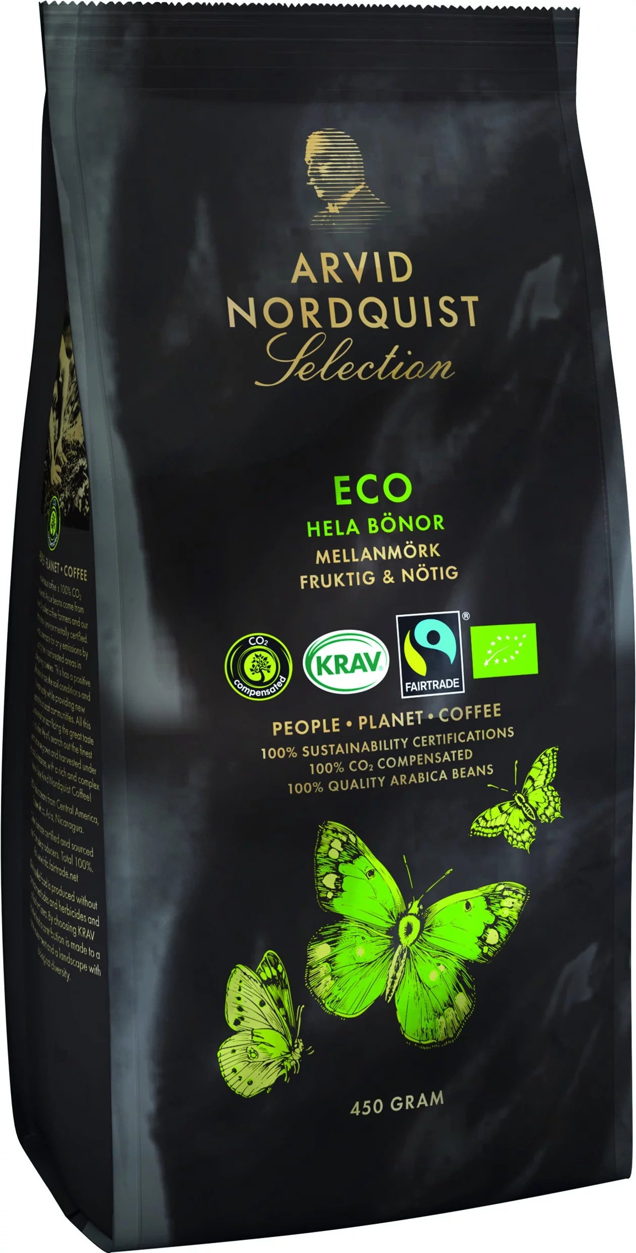 Arvid Nordquist Selection BIO kafijas pupiņas, 450g