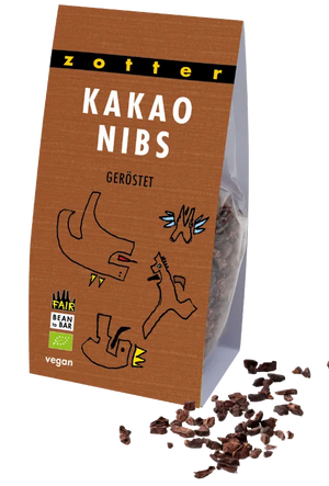 Zotter bio kakao pupiņas, drupinātas, 100g
