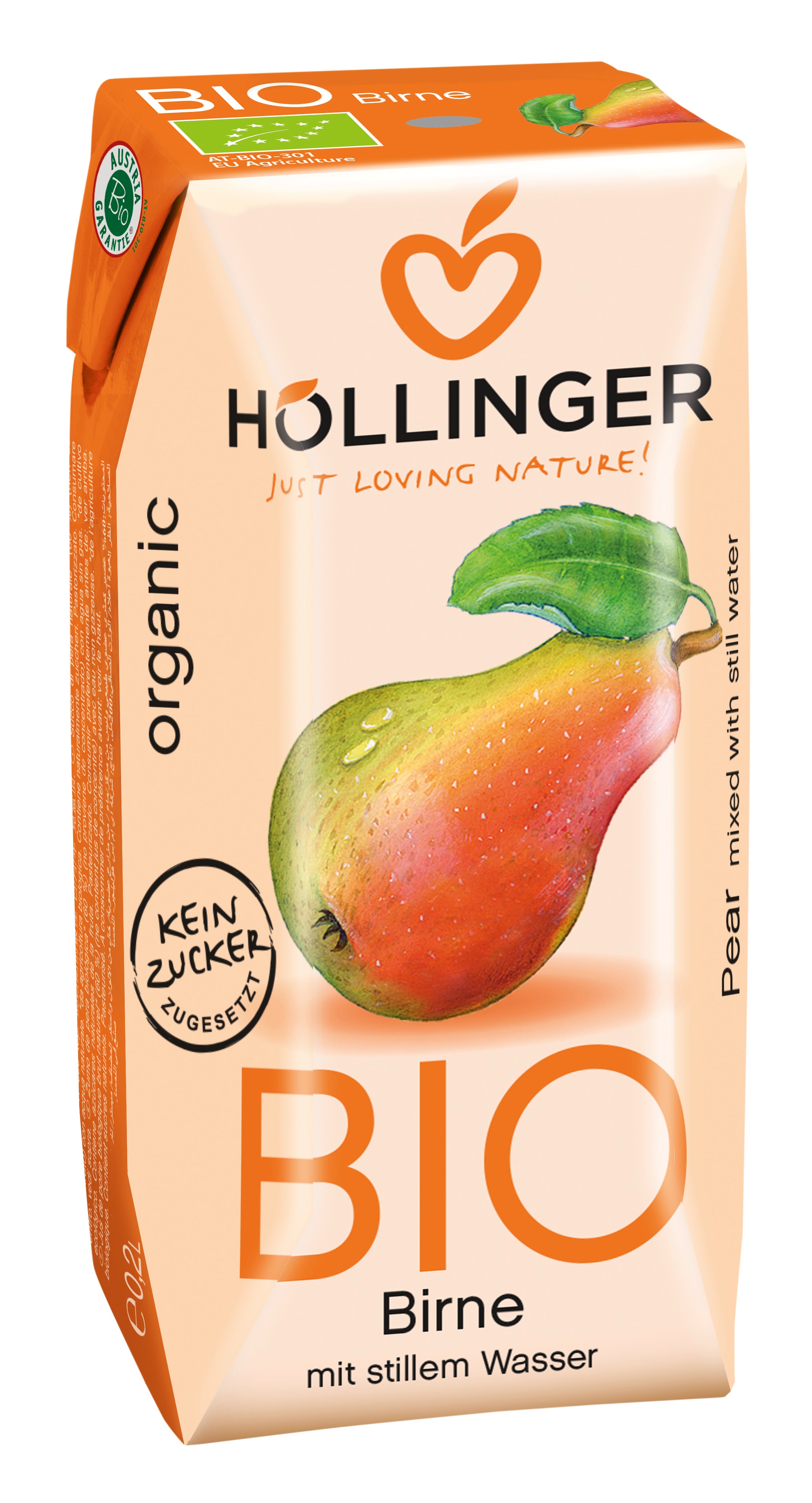 Hollinger BIO negāzēts bumbieru sulas dzēriens, 0,2l