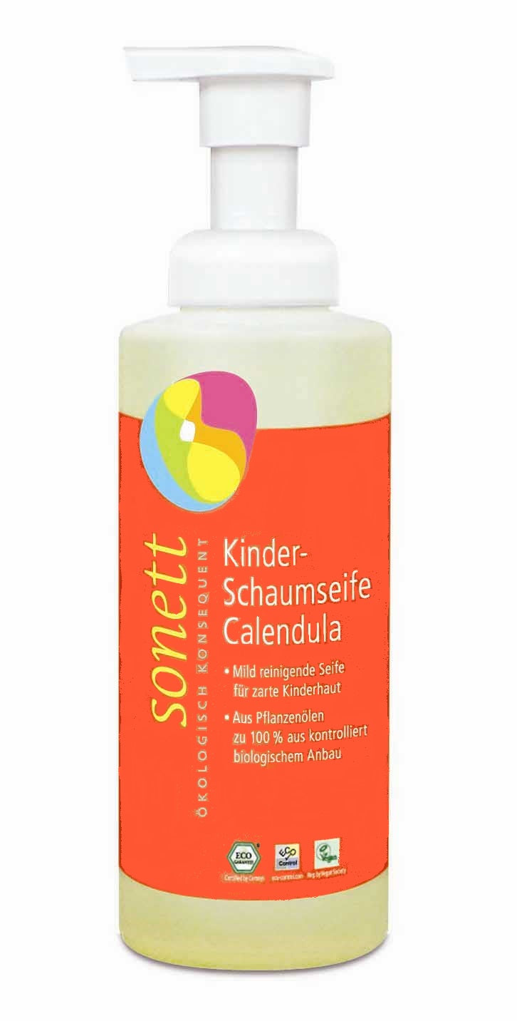 Sonett kliņģerīšu šķidrās putu ziepes bērniem, 200ml