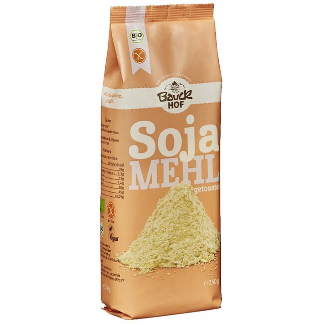 Bauckhof BIO bezglutēna sojas milti, 250g