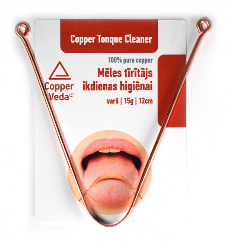 Copper Veda mēles tīrītājs no vara 15g 12cm