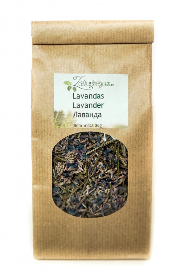 3x9 Zālītes BIO lavandas ziedu tēja, 30g