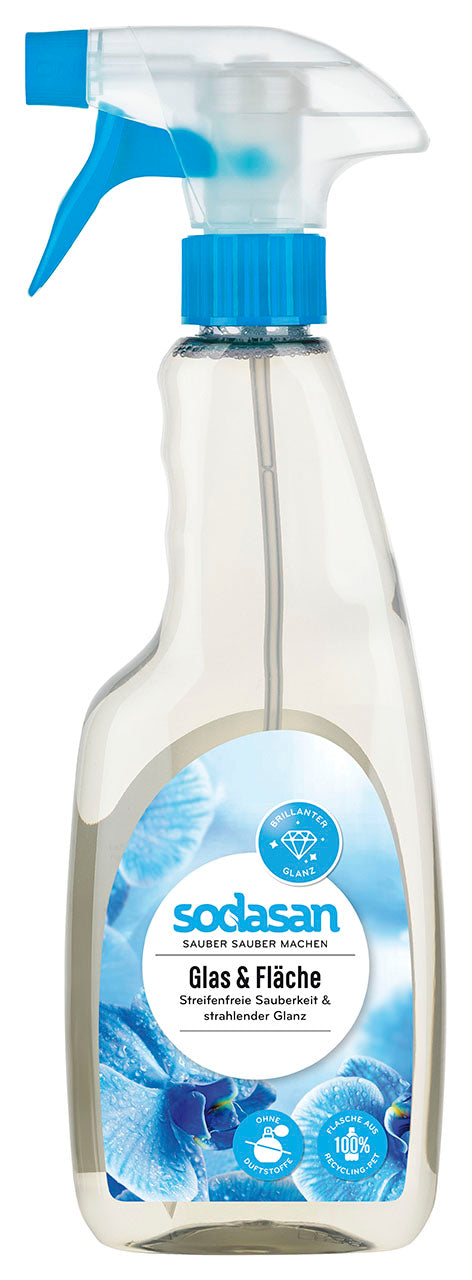 Sodasan stikla un virsmu tīrīšanas līdzeklis, 500ml