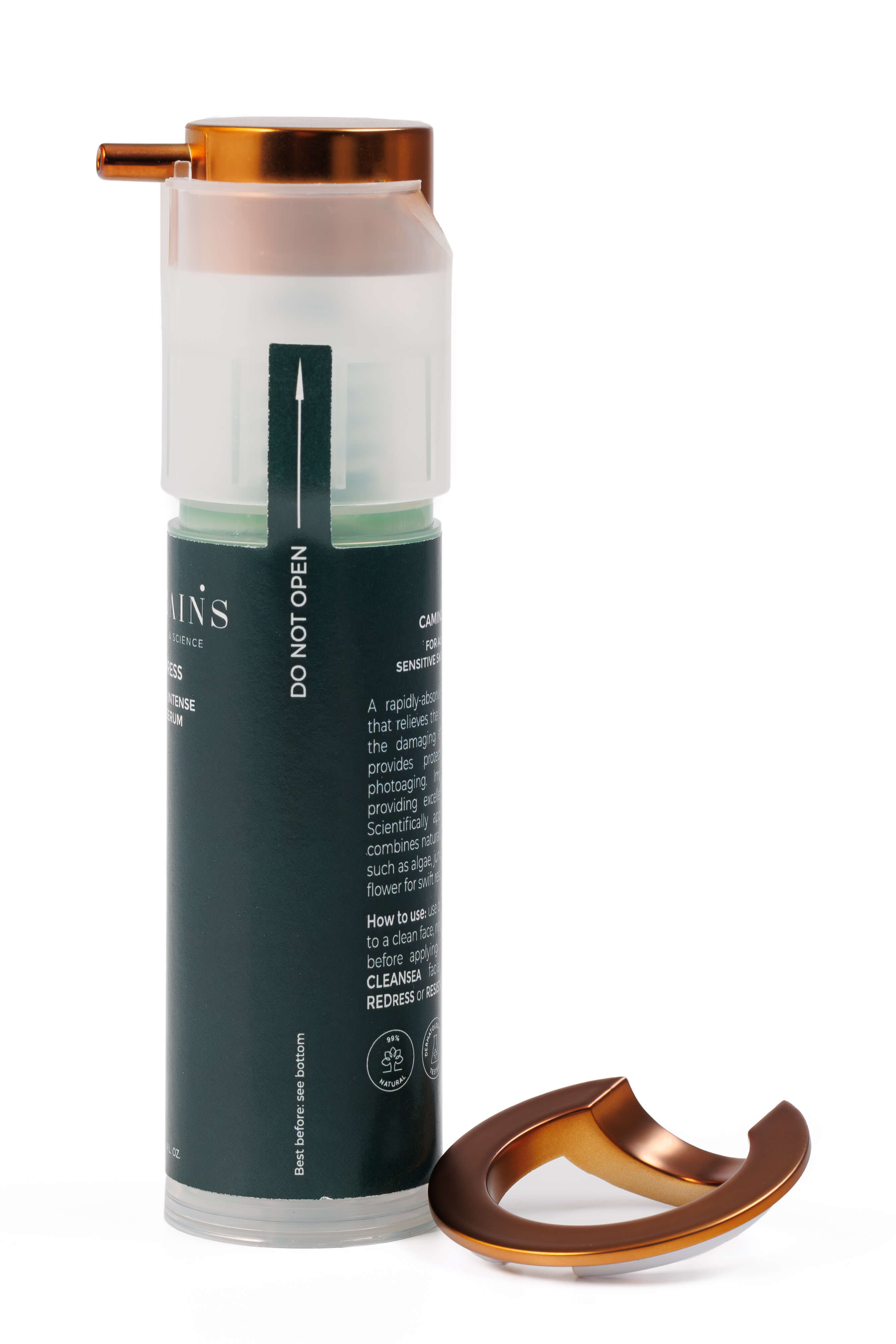 LABRAINS Rosa cease care serums rozācijas skartai ādai (iekšējais konteineris), 30ml