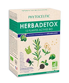 Phytoceutic BIO uztura bagātinātājs HerbaDetox, 20 ampulas x 10ml