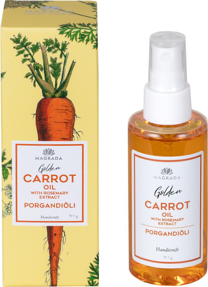 Magrada Golden burkānu eļļa sejai un ķermenim ar rozmarīna ekstraktu, 75ml