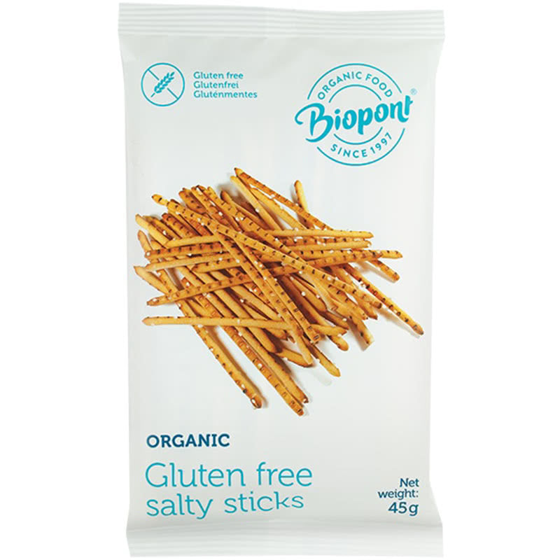 Biopont BIO bezglutēna salmiņi, 45g