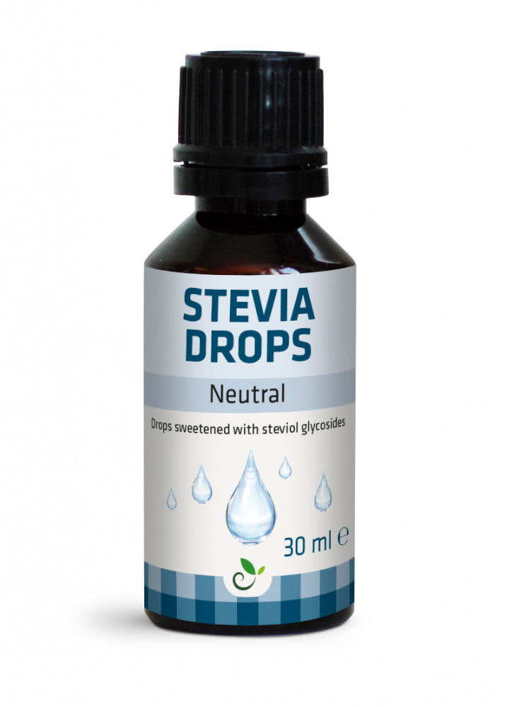 Sukrin Stevia Drops dabīgs saldinātājs - stēvijas pilieni ar neitrālu garšu, 30ml
