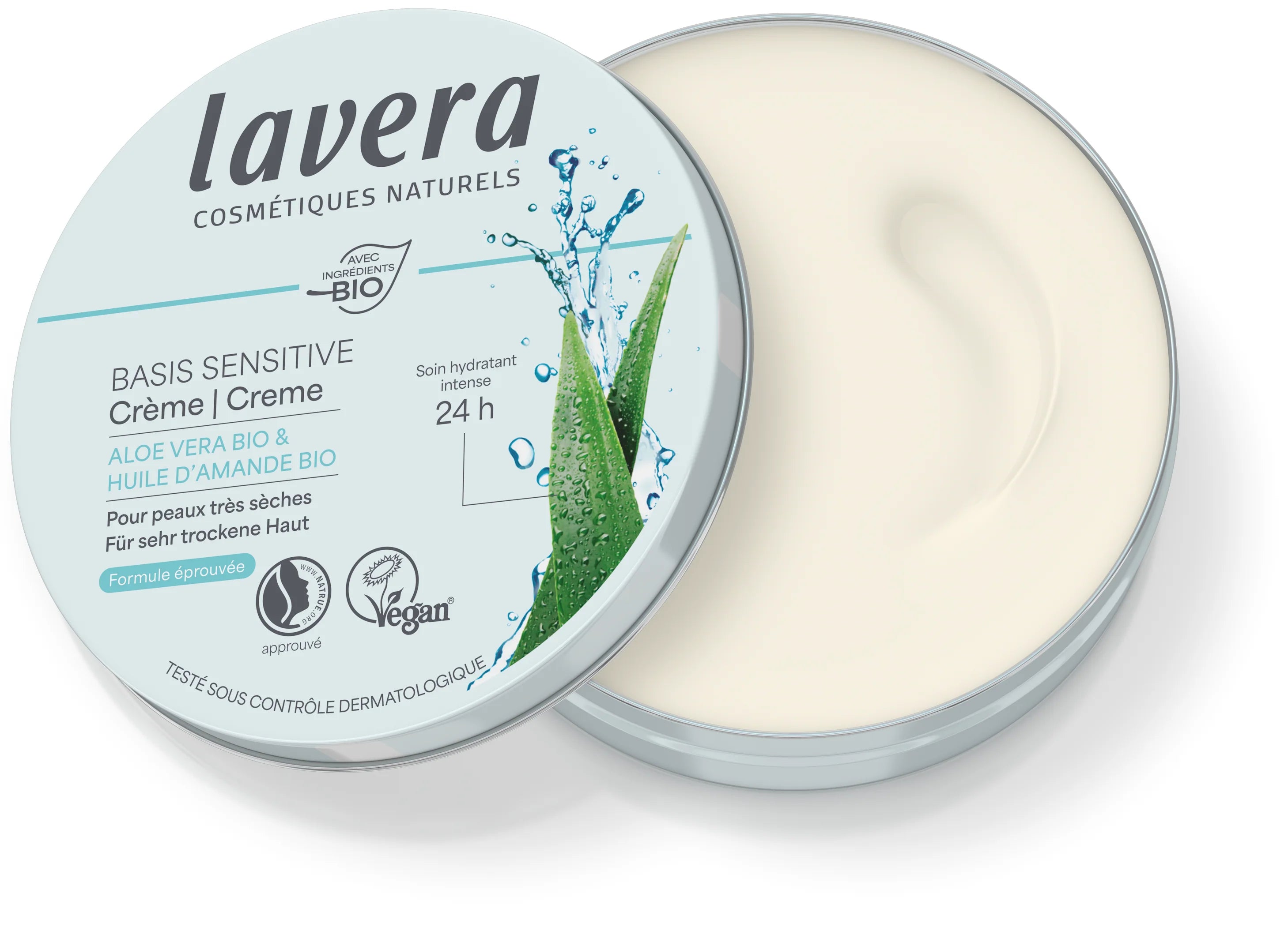 Lavera Basis Sensitiv universāls krēms sejai un ķermenim, 150ml