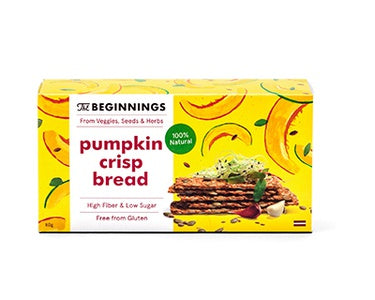 The Beginnings bezglutēna ķirbju krekera maize, 60g