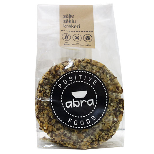Abra sāļie sēklu krekeri, 110g