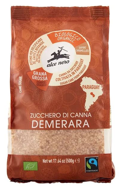 Alce Nero BIO cukurniedru cukurs Demerara, 500g
