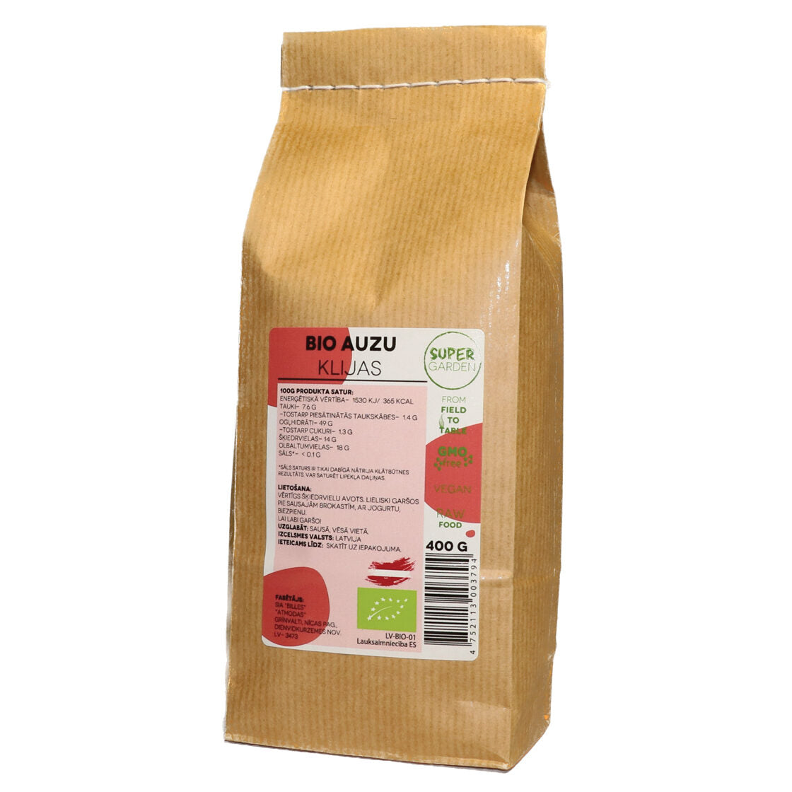 Super Garden BIO auzu klijas, 400g