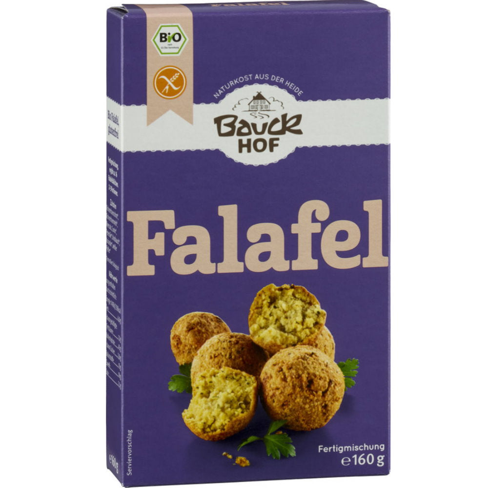 Bauckhof BIO bezglutēna falafel maisījums, 160g