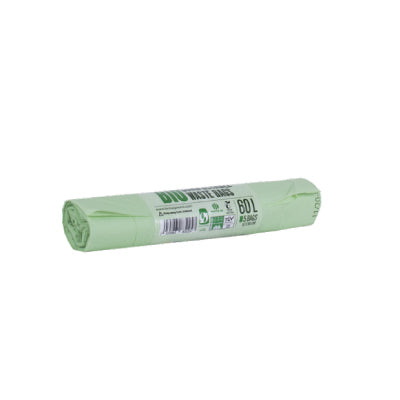 BioBag biokompostējami atkritumu maisi, 60l, 5gb.