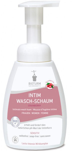 Bioturm intīmās higiēnas putas ar dzērveņu ekstraktu Nr.90, 250ml