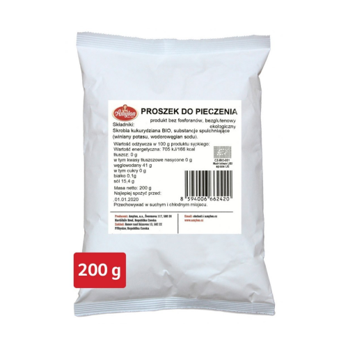 Amylon BIO cepamais pulveris ar vīnakmeni, 200g