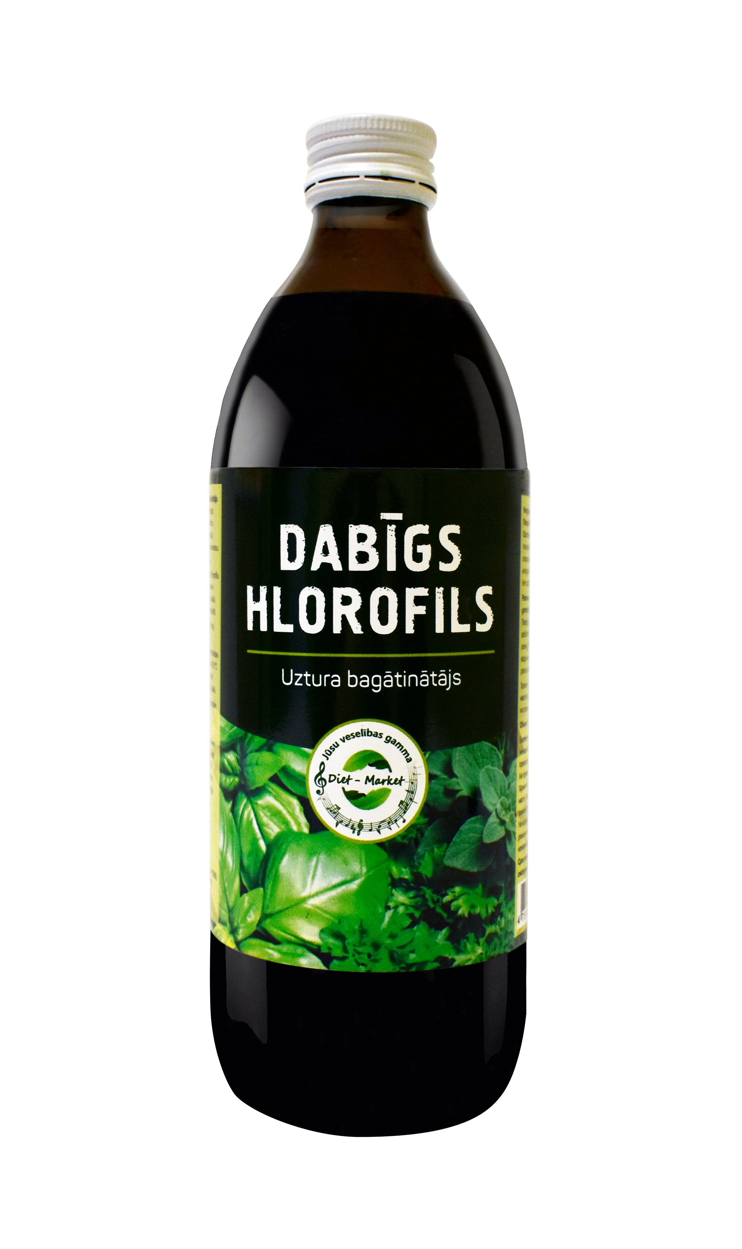 Diet Market uztura bagātinātājs dabīgs hlorofils, 500ml
