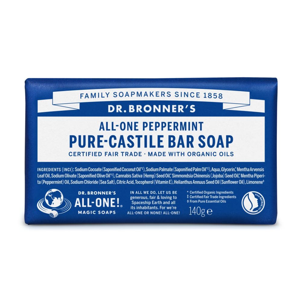 Dr. Bronner`s piparmētru ziepes, 140g