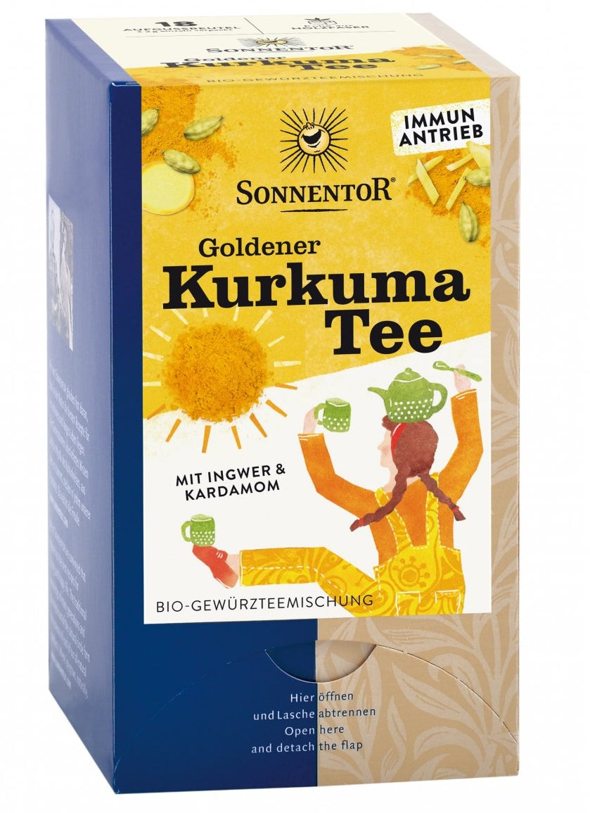 Sonnentor BIO zelta kurkumas tēja, 36g/18pac.
