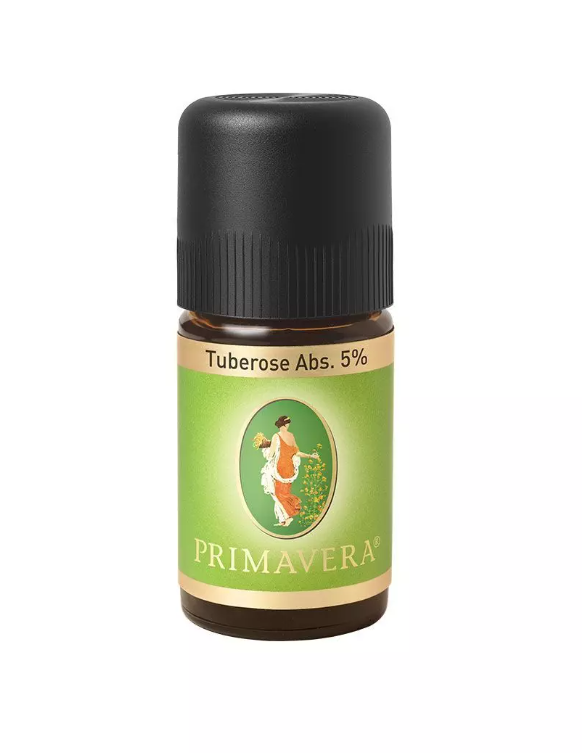 Primavera organisks tuberozes Abs.5% ēteriskās eļļas maisījums, 5ml