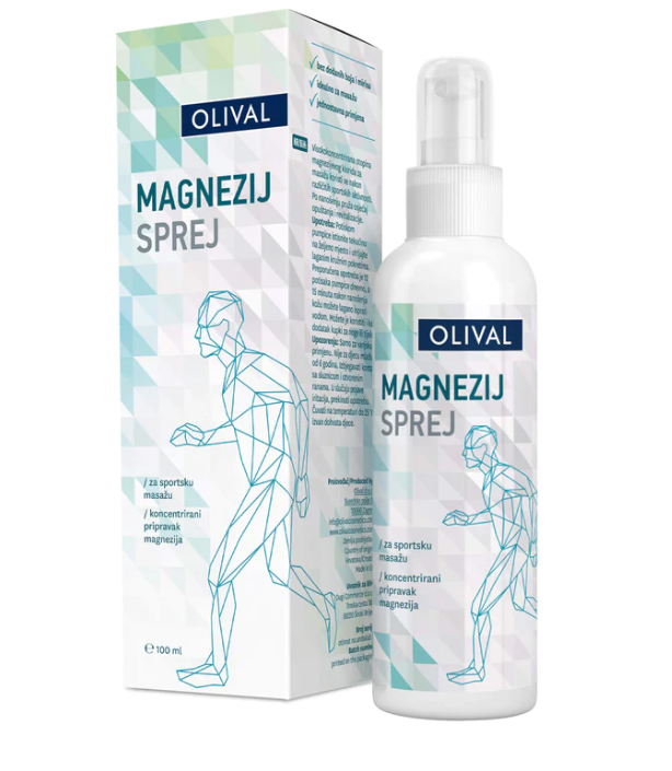 Olival magnija eļļas aerosols, 100ml