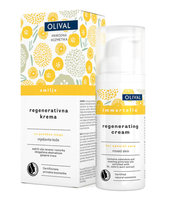 Olival atjaunojošs sejas krēms ar salmenēm, 50ml