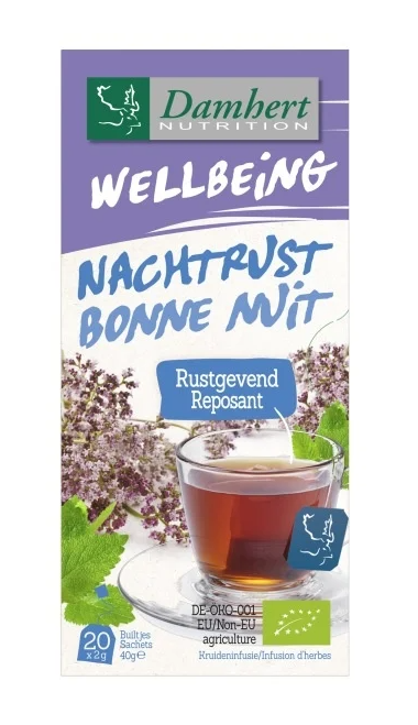 Damhert BIO tēja veselīgam miegam, 20gb./40g
