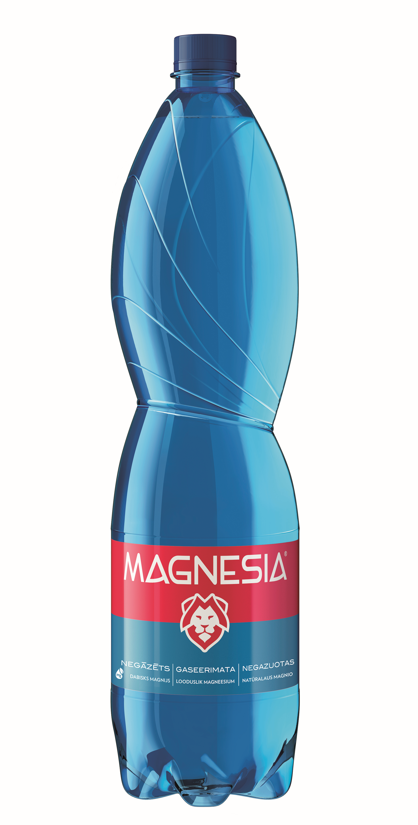 Magnesia dabīgs minerālūdens (dekarbonizēts) ar magniju, negāzēts, 1,5l