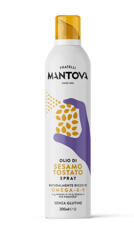 Mantova izsmidzināma grauzdētu sezama sēkliņu eļļa, 200ml