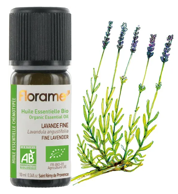 Florame organiska lavandas ēteriskā eļļa, 10ml