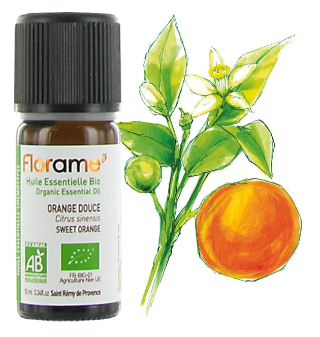 Florame organiska saldā apelsīna ēteriskā eļļa, 10ml
