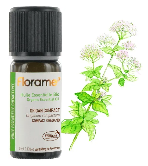 Florame organiska oregāno (raudenes) ēteriskā eļļa, 5ml