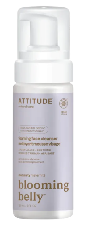 Attitude Blooming Belly sejas mazgāšanas putas ar argana lapu ekstraktu grūtniecēm, 150ml