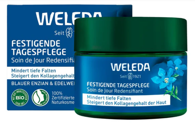 Weleda zilā genciāna un edelveisa dienas krēms sejai, 40ml