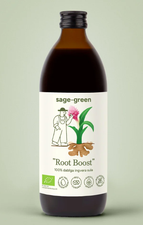 Sage-green BIO ingvera sula 500ml