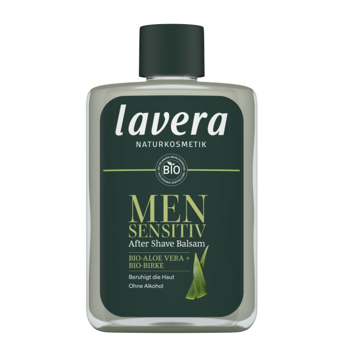 Lavera Men Sensitiv nomierinošs balzams pēc skūšanās ar organisko alveju un bērzu, 100ml