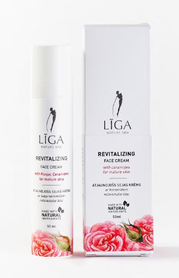 Līga Nature SPA atjaunojošs sejas krēms ar augu keramīdiem nobriedušai ādai, 50ml